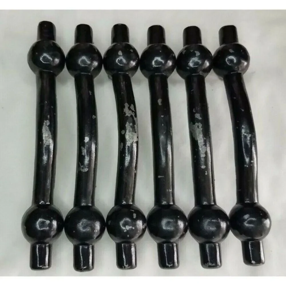 Set of 6 Metal Handles Drawer Pulls Dresser Cabinet Doors Hardware Included